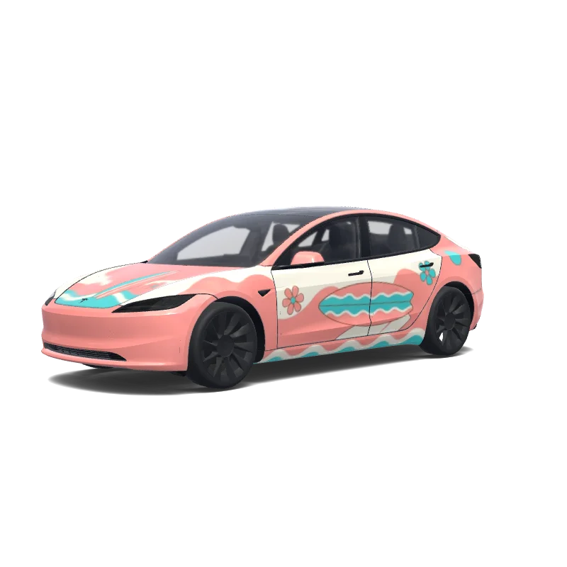Individuelles Folierungsdesign für Tesla Model 3 (2024+ Standard/Premium)