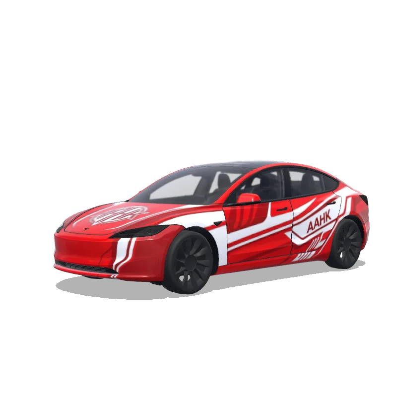 Tesla Model 3 (2024+ Standard/Premium) custom wrap design