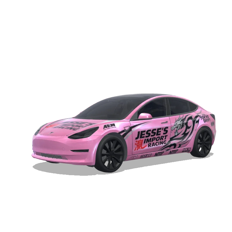 Tesla Model 3 custom wrap design