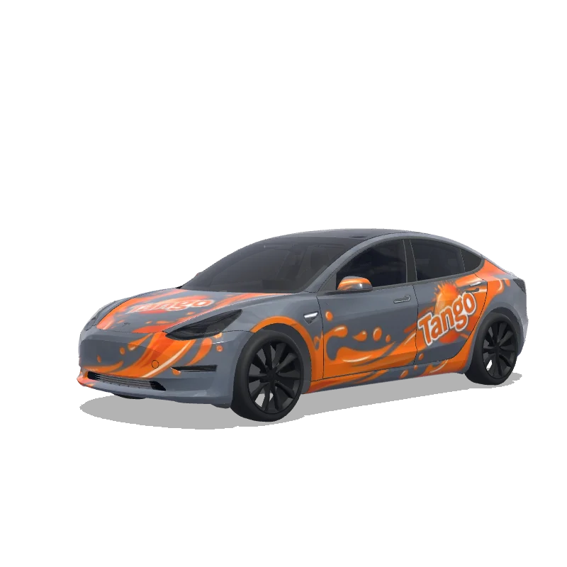 Tesla Model 3 custom wrap design