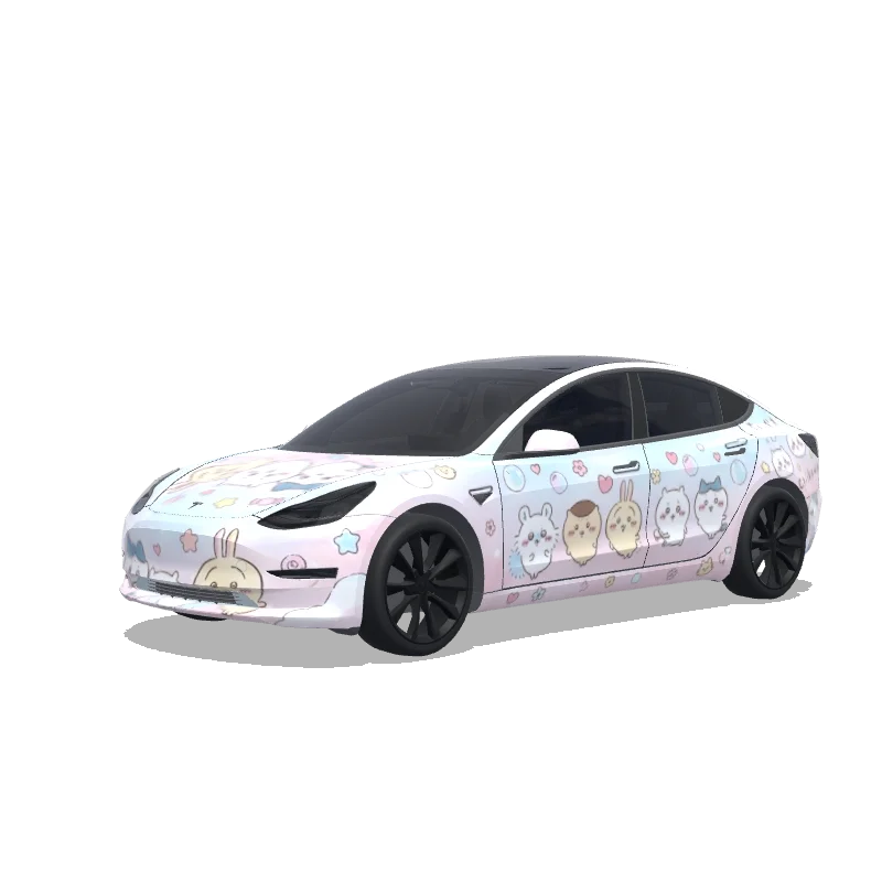 Tesla Model 3 커스텀 랩 디자인