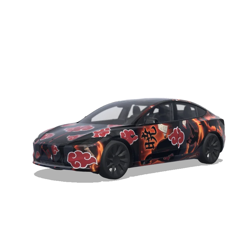 Tesla Model 3 (2024+ Standard/Premium) custom wrap design