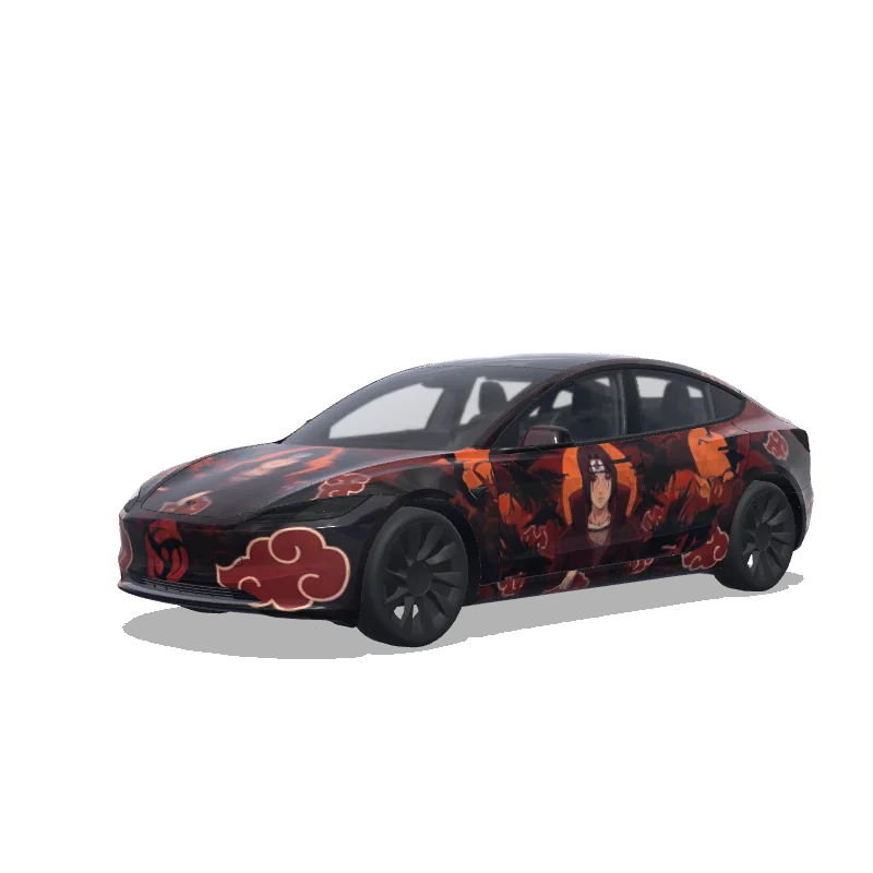 Tesla Model 3 (2024+ Standard/Premium) custom wrap design