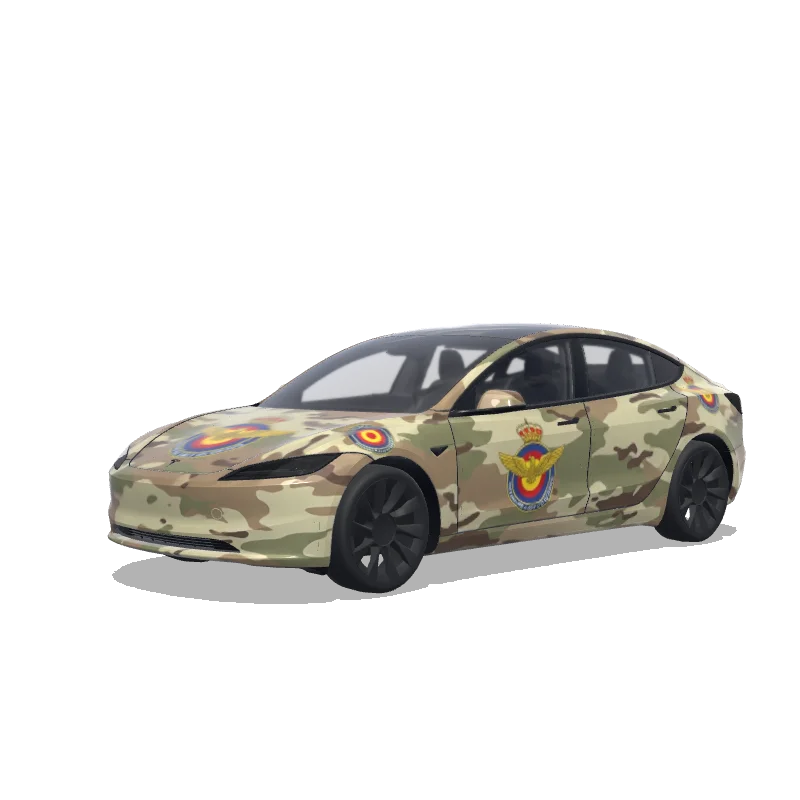 Tesla Model 3 (2024+ Standard/Premium) custom wrap design