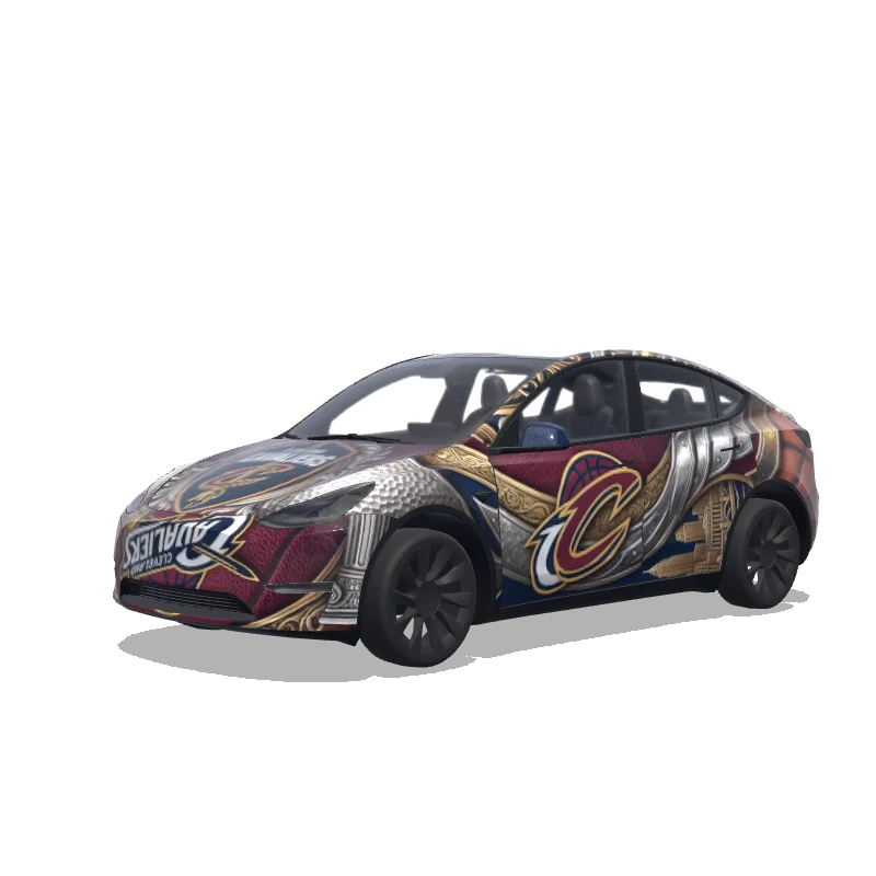 Tesla Model Y custom wrap design