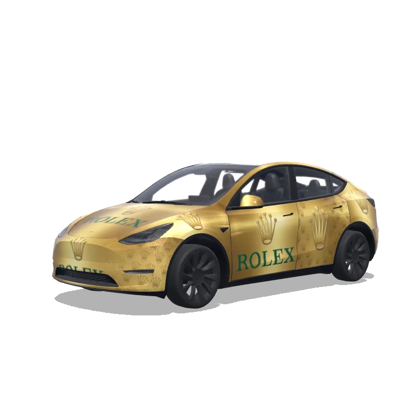 Tesla Model Y custom wrap design