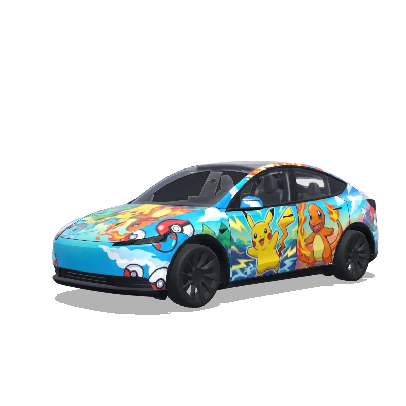 Tesla Model Y (2025+ Standard) custom wrap design