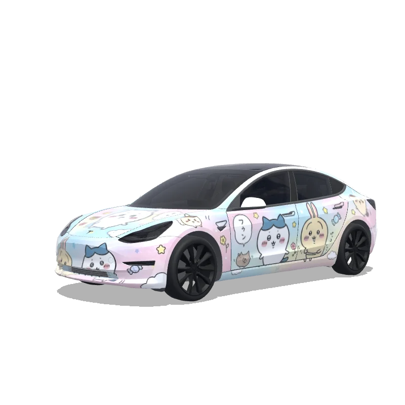 Tesla Model 3 custom wrap design