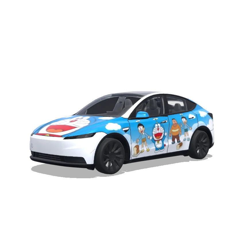 Tesla Model Y (2025+ Standard) custom wrap design