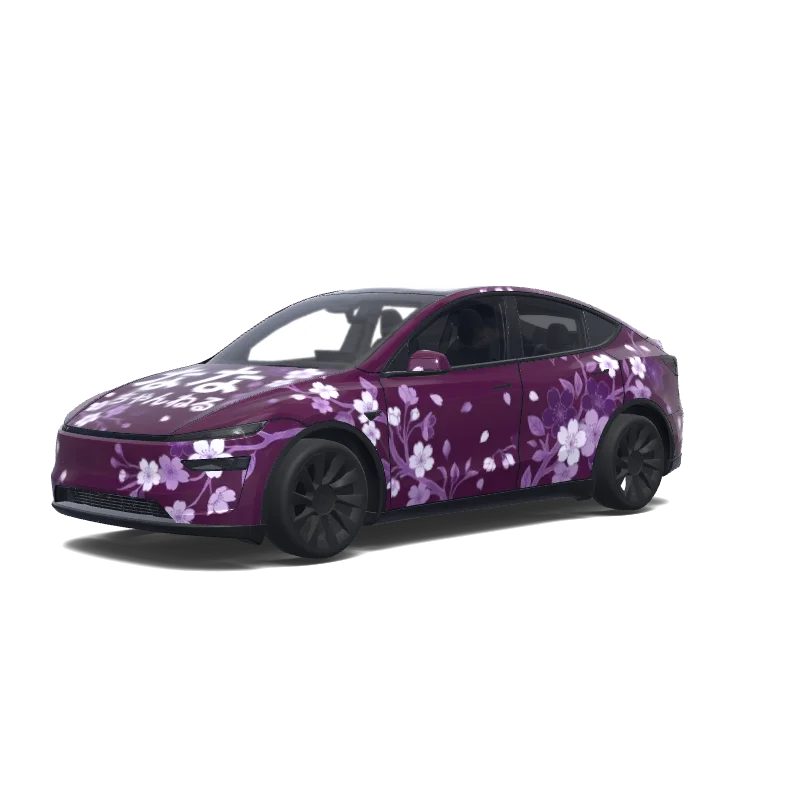 Tesla Model Y (2025+ Premium) custom wrap design
