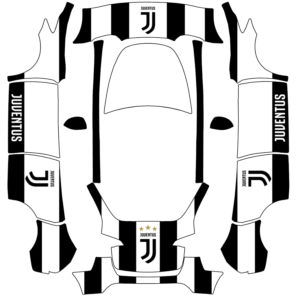 Model Y Wrap Design - flat wrap PNG for Model Y Paint Shop