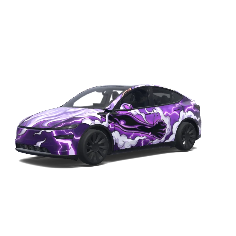 Tesla Model Y (2025+ Premium) tilpasset wrap-design