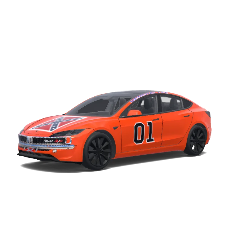 General_Lee - Tesla Model 3 (2024+ Performance) Folierung