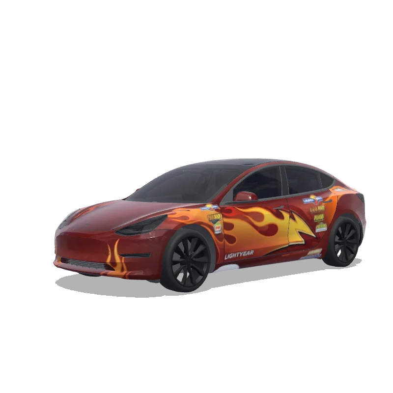 Tesla Model 3 custom wrap design