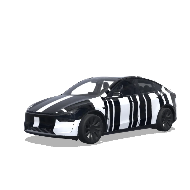 Tesla Model Y (2025+ Premium) custom wrap design