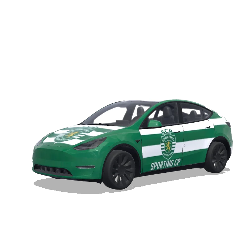 Tesla Model Y custom wrap design