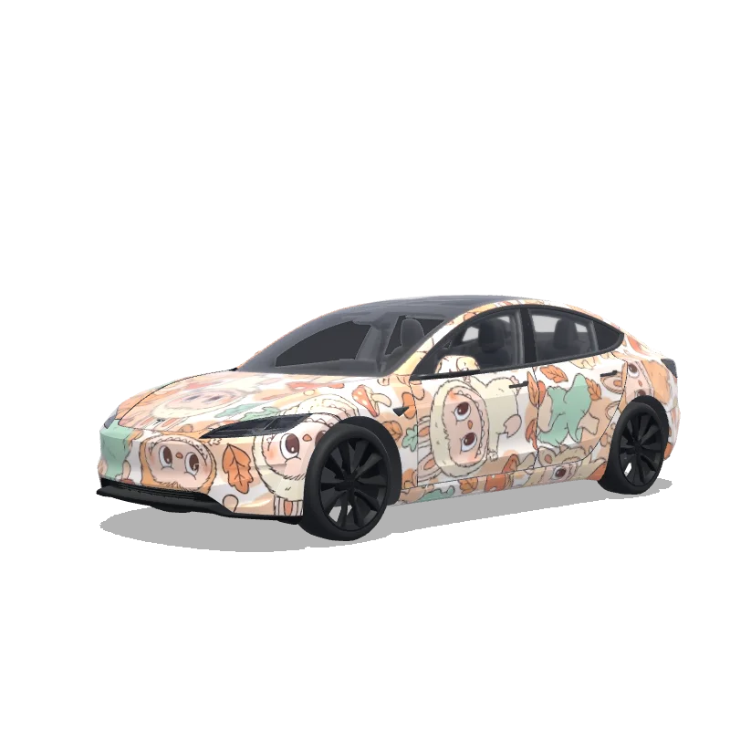 Individuelles Folierungsdesign für Tesla Model 3 (2024+ Performance)