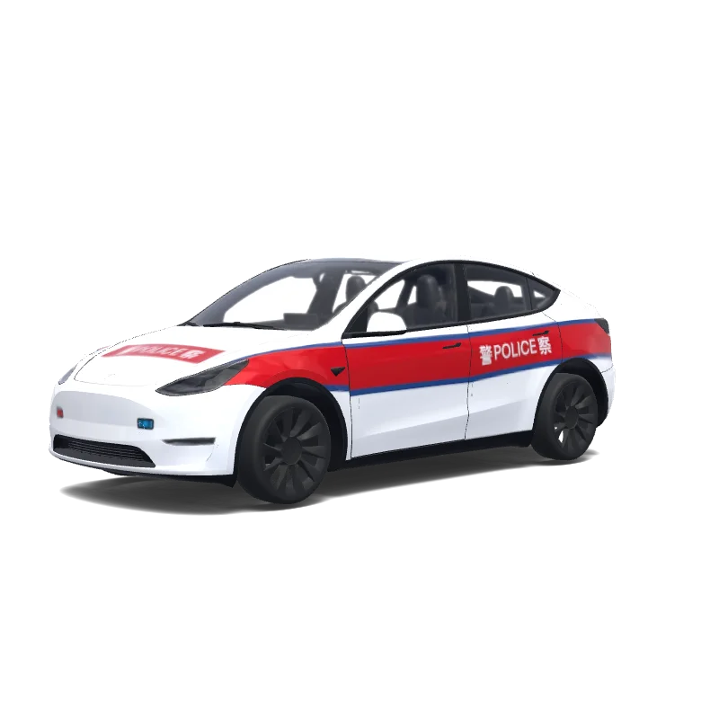 2026香港警察警車拉花 - Tesla Model Y wrap
