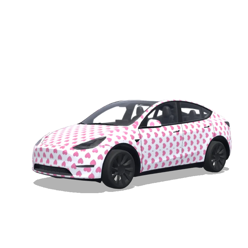 Tesla Model Y custom wrap design
