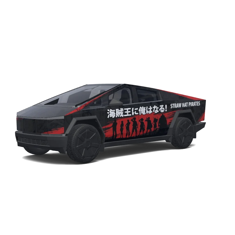 Tesla Cybertruck custom wrap design