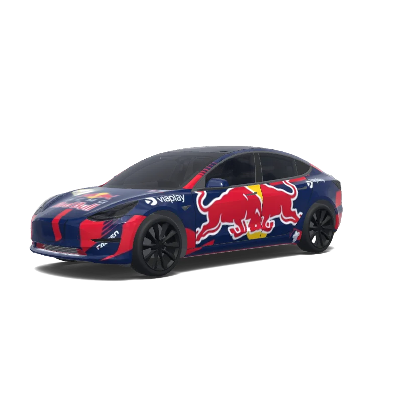 Tesla Model 3 custom wrap design