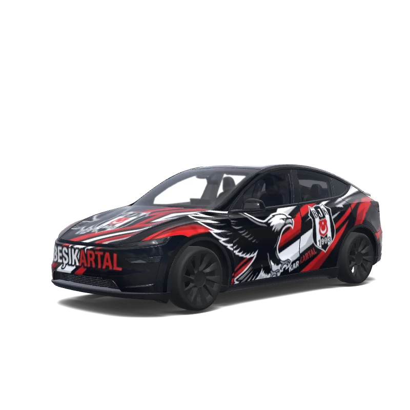 Tesla Model Y (2025+ Performance) custom wrap design