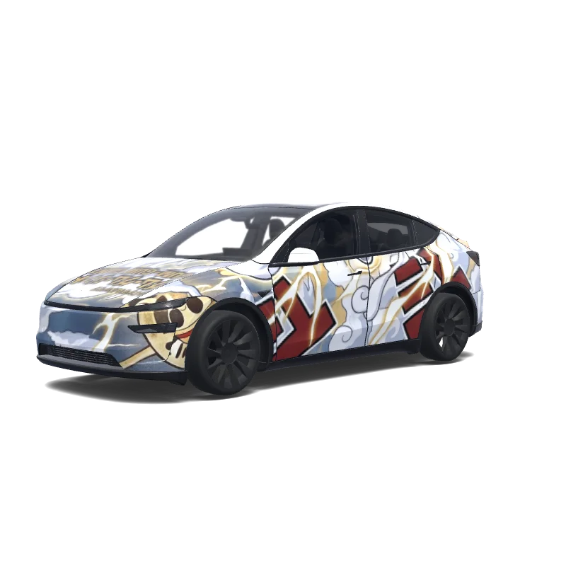 Tesla Model Y (2025+ Premium) custom wrap design