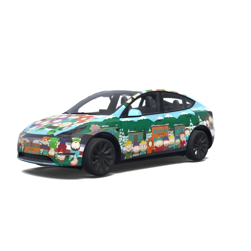 Tesla Model Y カスタムラップデザイン