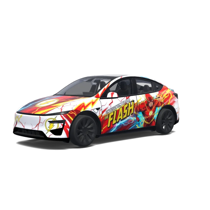 Tesla Model Y (2025+ Performance) anpassad wrap-design