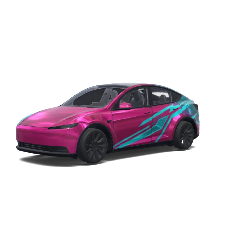 Tesla Model Y (2025+ Standard) custom wrap design