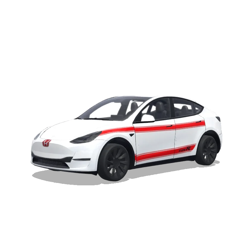 Tesla Model Y custom wrap design