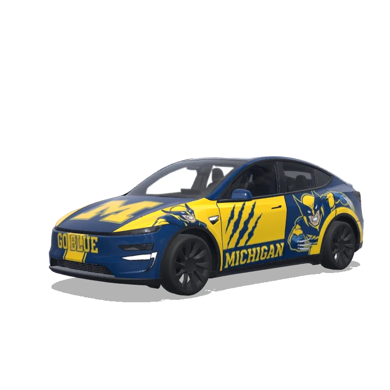 Tesla Model Y (2025+ Premium) custom wrap design