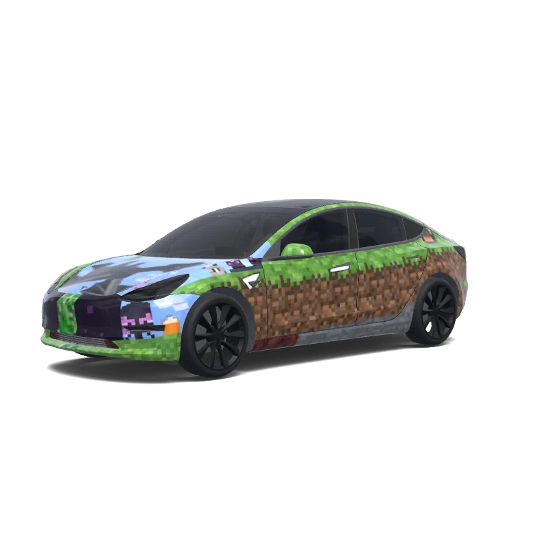 Tesla Model 3 custom wrap design