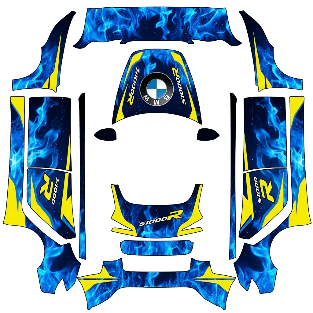 Wrapdesign voor Model 3 - flat wrap PNG for Model 3 (2024+ Standard/Premium) Paint Shop