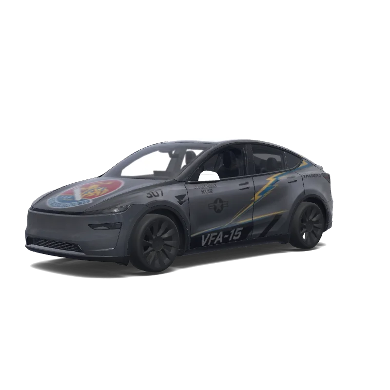 Tesla Model Y (2025+ Performance) custom wrap design
