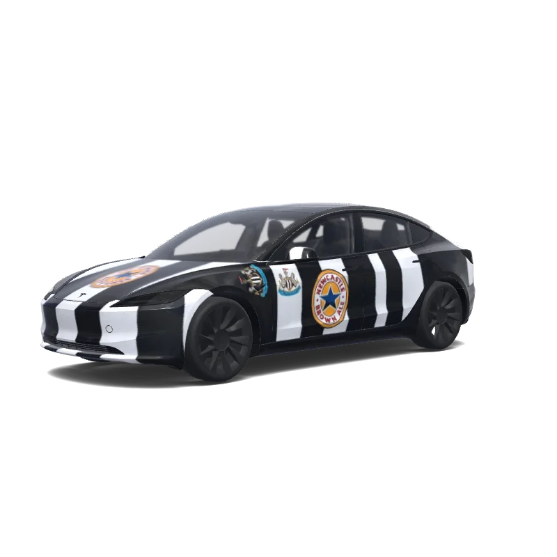 Tesla Model 3 (2024+ Standard/Premium) custom wrap design