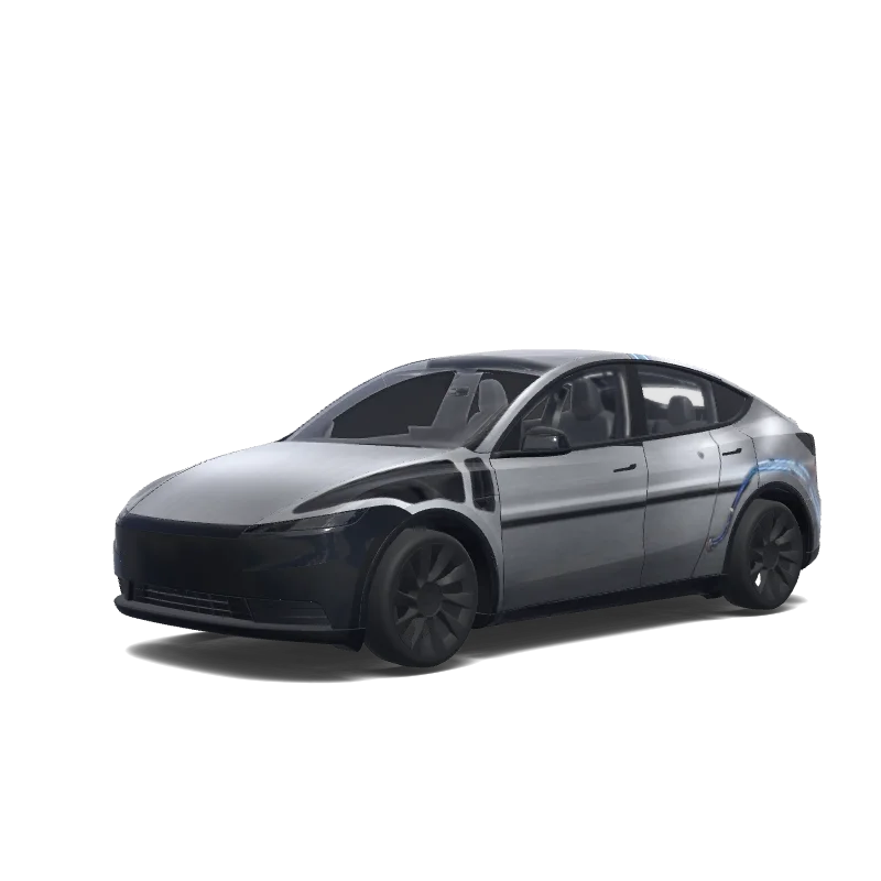 Tesla Model Y (2025+ Standard) custom wrap design