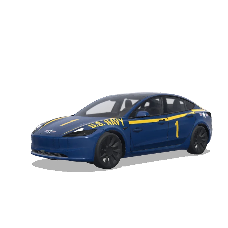 Tesla Model 3 (2024+ Standard/Premium) custom wrap design
