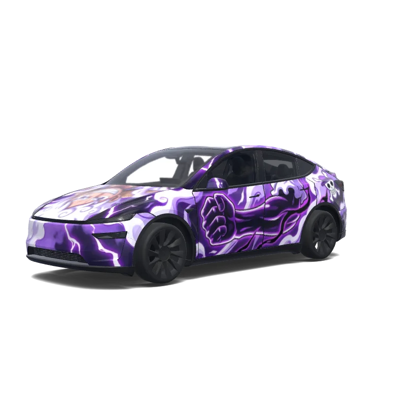 Tesla Model Y (2025+ Premium) custom wrap design