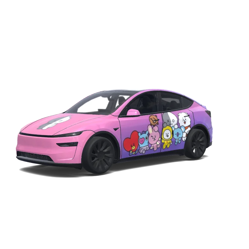 Tesla Model Y (2025+ Premium) custom wrap design