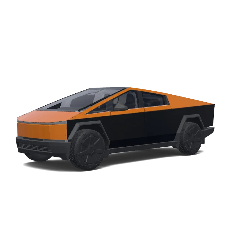 Tesla Cybertruck tilpasset wrap-design