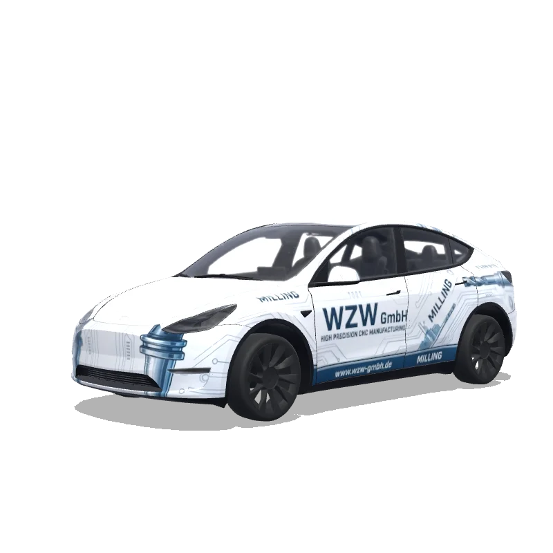 Tesla Model Y custom wrap design