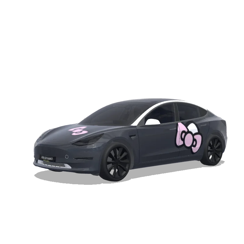 Tesla Model 3 custom wrap design