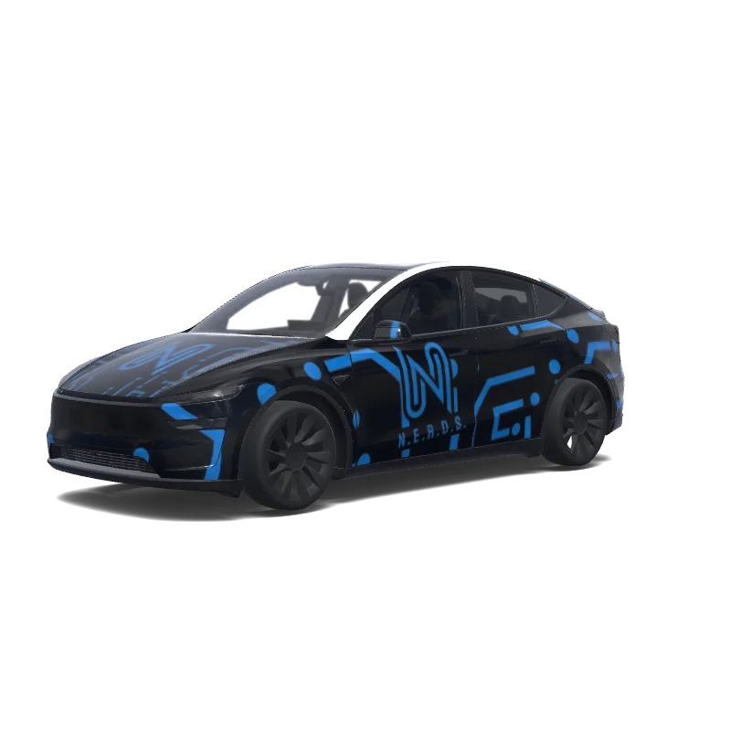 Tesla Model Y (2025+ Premium) custom wrap design