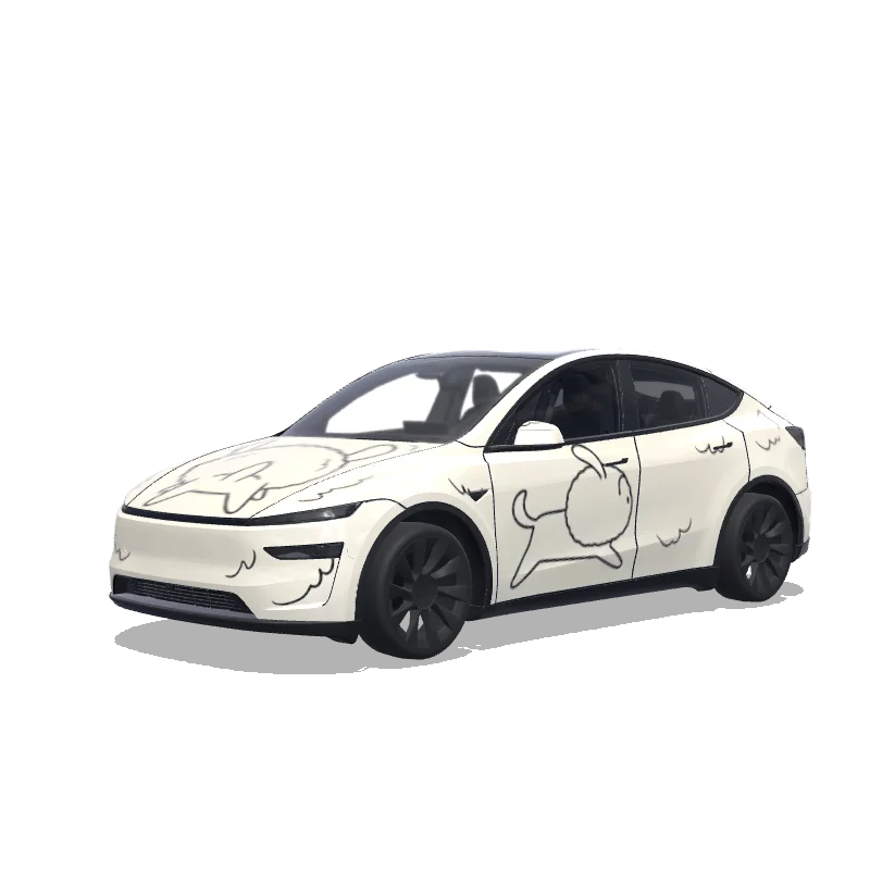 Tesla Model Y (2025+ Premium) 自定义涂装设计