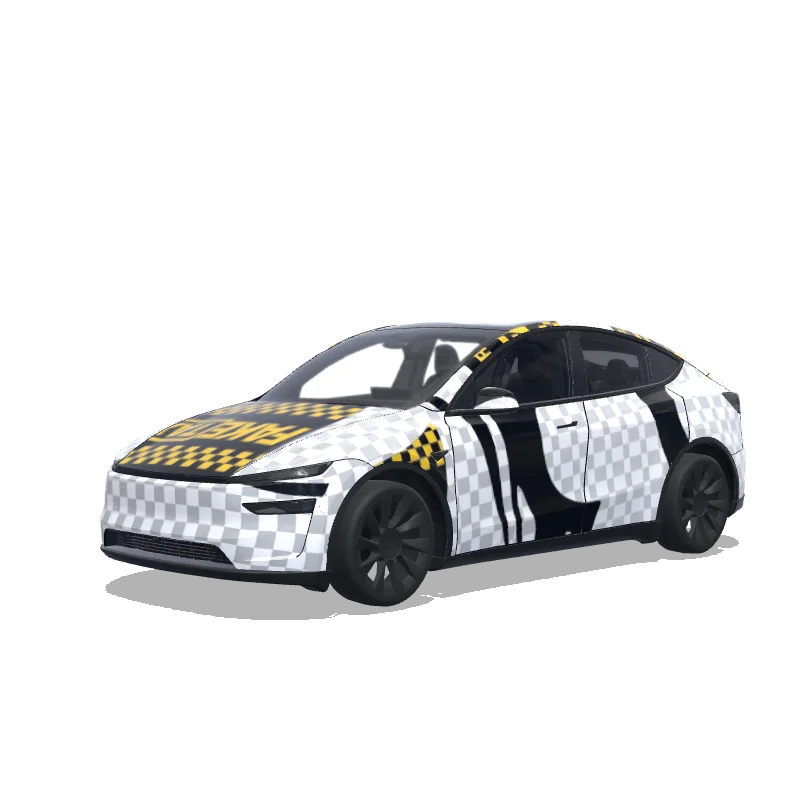 Tesla Model Y (2025+ Premium) custom wrap design