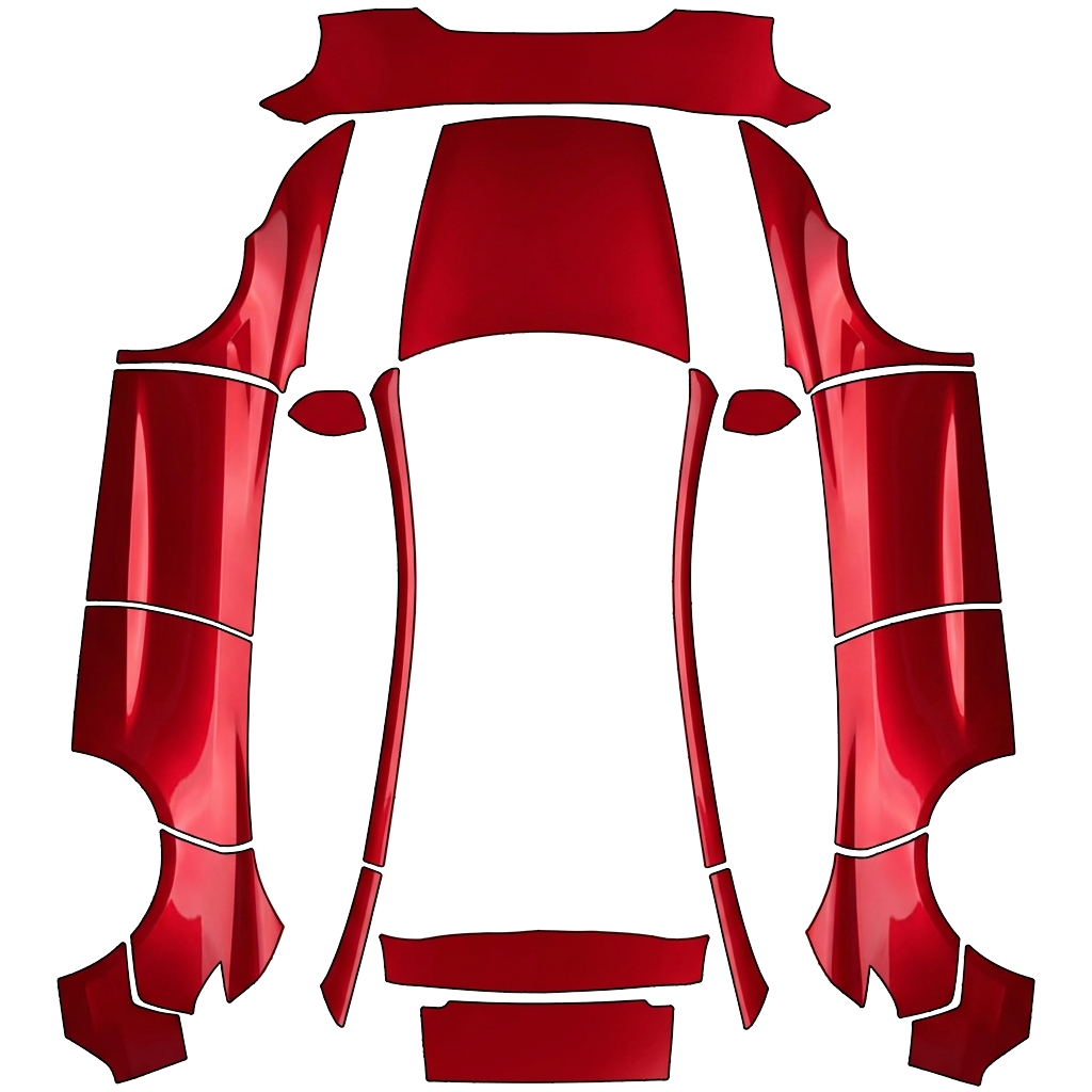 Model Y Wrap Design - flat wrap PNG for Model Y (2025+ Premium) Paint Shop