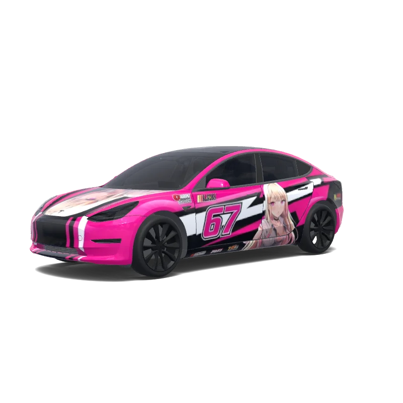 Tesla Model 3 custom wrap design
