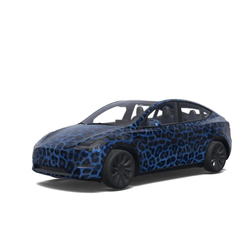 Tesla Model Y tilpasset wrap-design