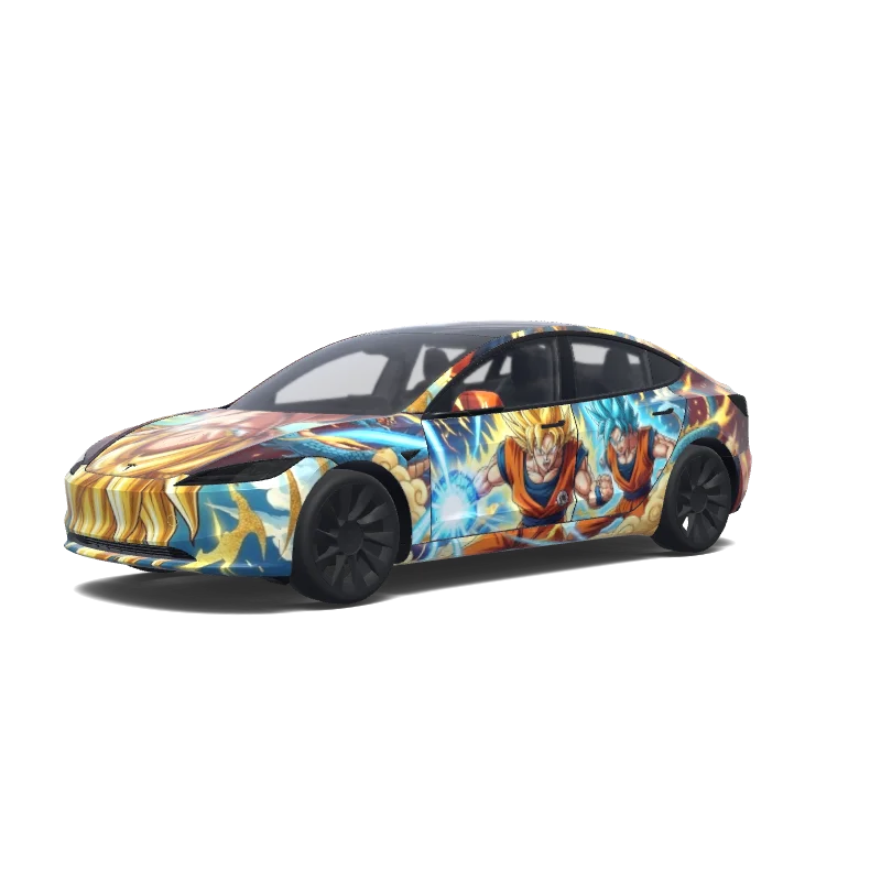 Tesla Model 3 (2024+ Standard/Premium) anpassad wrap-design